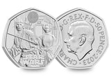 UK 2023 Star Wars: Luke & Leia BU 50p