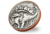 2023 Bi-Metal Stegosaurus Supersize 60mm Coin