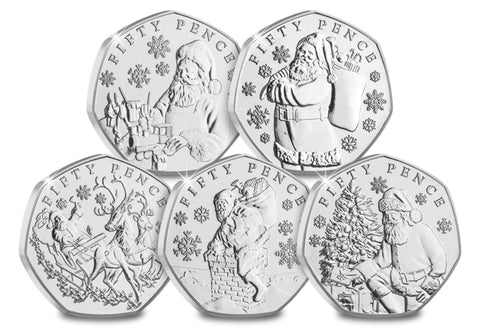 Father Christmas BU 50p Set