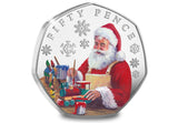 Father Christmas Silver Proof 50p Set