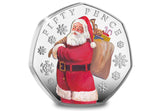 Father Christmas Silver Proof 50p Set
