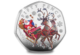 Father Christmas Silver Proof 50p Set