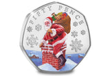Father Christmas Silver Proof 50p Set