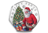 Father Christmas Silver Proof 50p Set