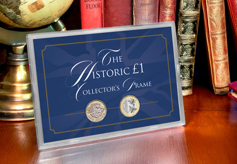 The British Pound Coin Historic Frame