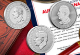 The 2024 Flagship Silver Coins of Australia, Canada, and the UK Three Coin Set