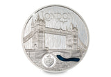 The 2023 London Tiffany Art 3oz Silver Coin