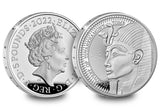 UK 2022 Tutankhamun Silver Proof £5 Coin