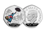 The UK 2025 Mary Poppins Silver Colour 50p Coin