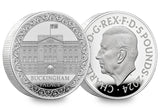 UK 2024 Buckingham Palace Silver Piedfort £5