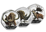 Ice Age Giants: Complete Silver Proof 50p Coin Collection