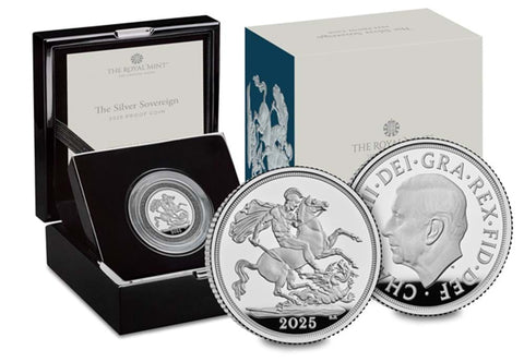 UK 2025 St George & the Dragon Silver Sovereign