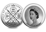 The QEII 'Wilding' Silver Commemorative & Stamp Pair