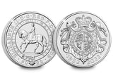 UK Platinum Jubilee BU Coin and Stamp Cover