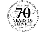 UK Platinum Jubilee BU Coin and Stamp Cover