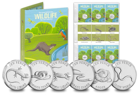 The Reptiles Uncirculated 10p Set