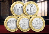 Complete 2024 British Castles BU £2 Coin Set