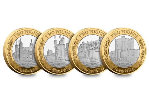 2024 British Castles Silver Proof £2 Coin Set