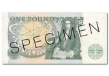 Official UK £1 Banknote - mint uncirculated condition