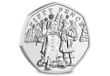 The Christmas Snowman BU 50p Card
