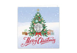 The Christmas Snowman BU 50p Card