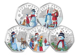 The Christmas Snowmen Ultimate Silver Coin Cover