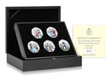 Christmas Snowmen Silver Proof 50p Set