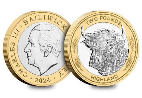 The Highland Cow £2 Coin