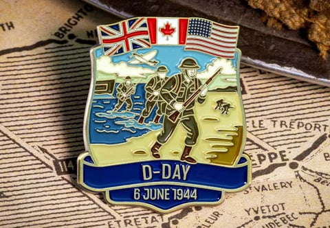 D-Day Pin Badge
