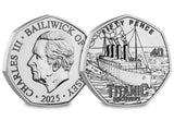 Discovery of the Titanic BU 50p Coin Cover