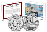 Discovery of the Titanic BU 50p Coin Cover