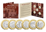 Complete 2024 British Castles BU £2 Coin Set