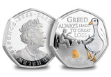 East India Company 2022 Aesop's Fables Silver Proof 50p Pair