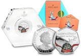 East India Company 2022 Aesop's Fables Silver Proof 50p Pair