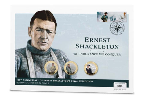 Ernest Shackleton Ultimate Silver Coin Cover