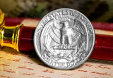 George III and George Washington Historic Coin Pair