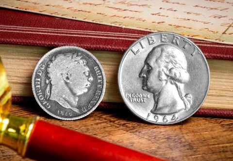 George III and George Washington Historic Coin Pair