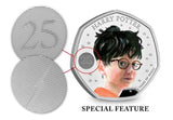 UK 2022 Harry Potter 50p Silver Proof Coin