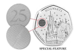 UK 2023 Hogwarts School 50p BU Coin