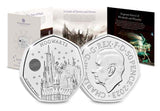 UK 2023 Hogwarts School 50p BU Coin
