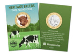 The Highland Cow BU Colour £2 Coin