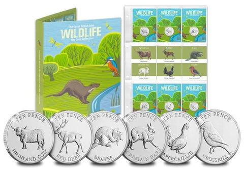 The Highlands Wildlife Uncirculated 10p Set