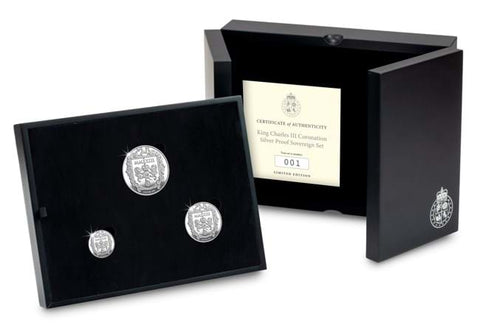 The Coronation Silver Proof Sovereign Set