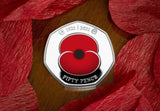 2021 RBL Centenary Poppy Silver 50p