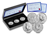 John F. Kennedy Anniversary 3 Coin Type Set