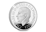 UK 2023 Charles I Silver Proof Coin