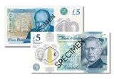Winston Churchill 150th £5 Coin and Note Pair