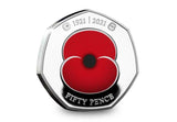 2021 RBL Centenary Poppy Silver 50p