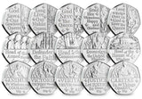 The Ultimate Platinum Jubilee Fifty Pence Collection