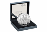 UK 2017 Platinum Wedding Silver Piedfort £5